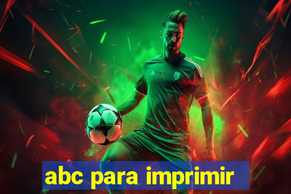 abc para imprimir